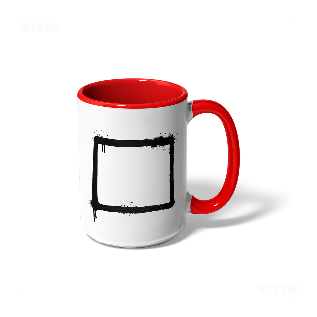 OpenSquare Ceramic Mug 01 White Red
