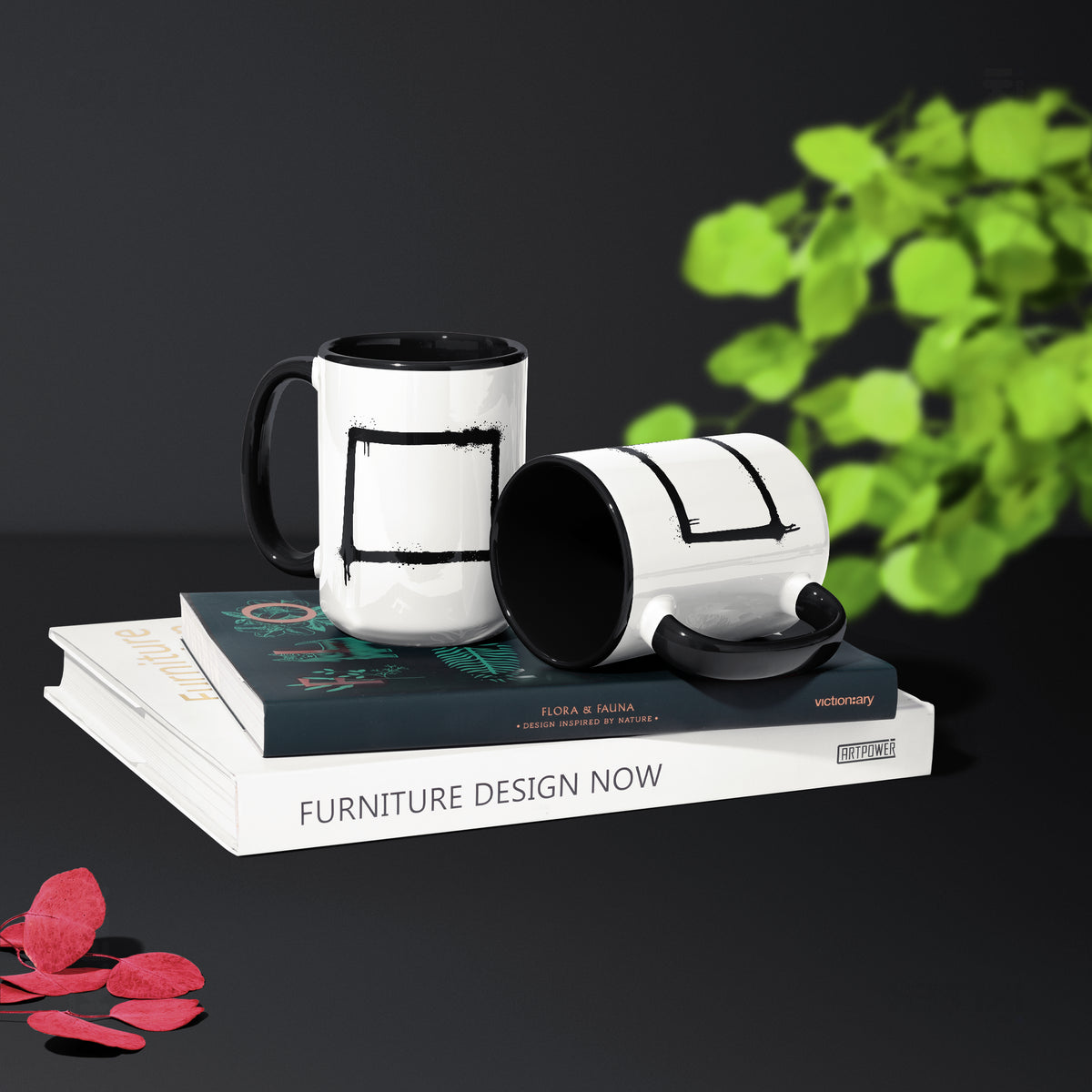 OpenSquare Ceramic Mug 02 White Black