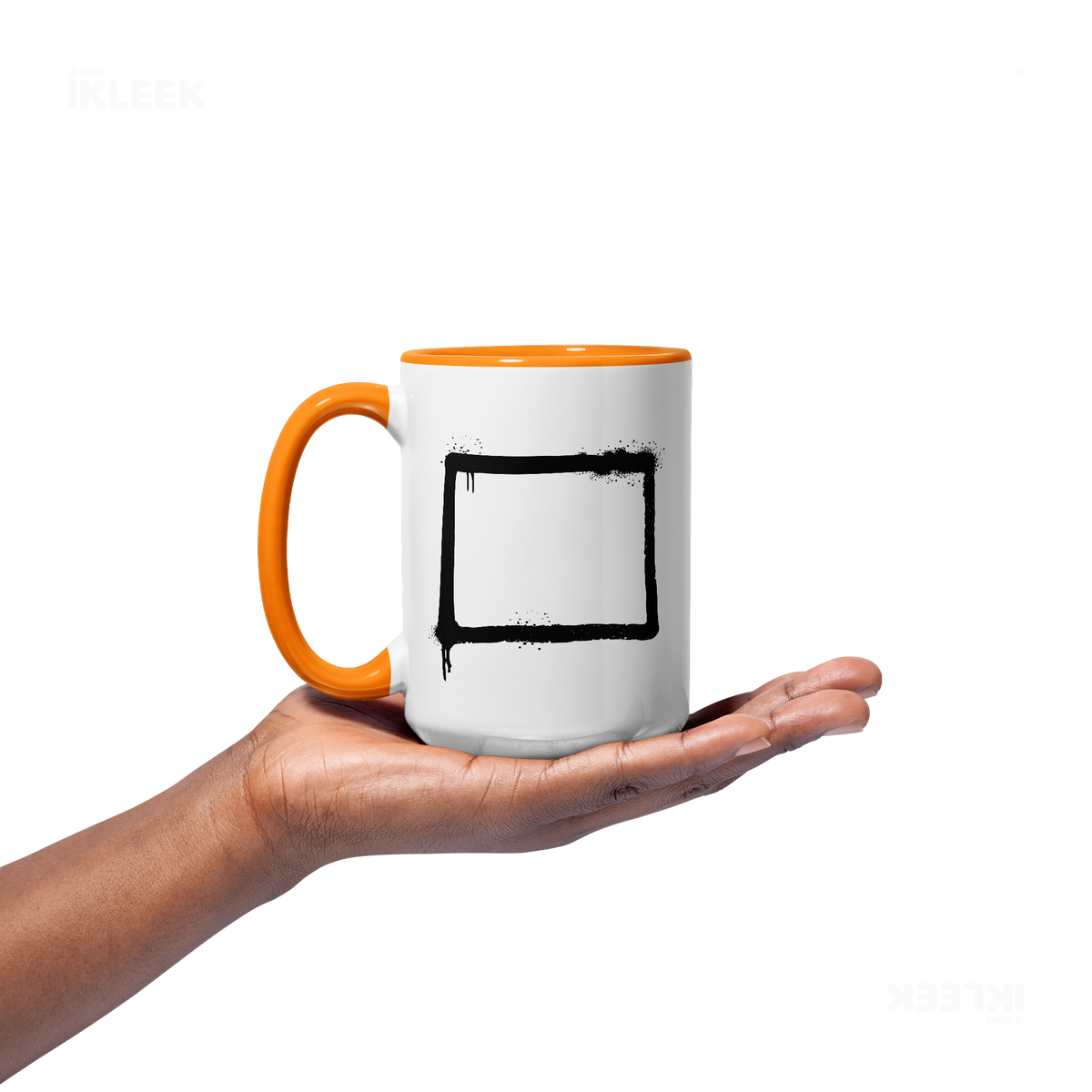 OpenSquare Ceramic Mug 03 White Orange