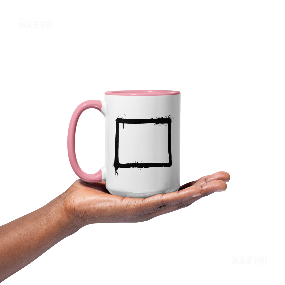 OpenSquare Ceramic Mug 03 White Pink