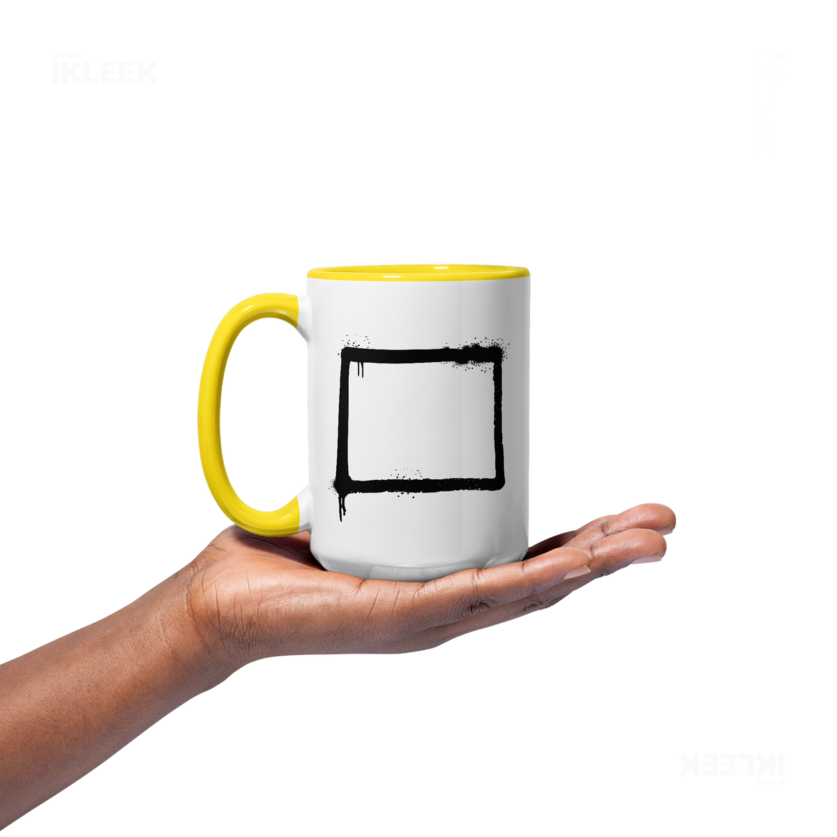OpenSquare Ceramic Mug 03 White Yellow