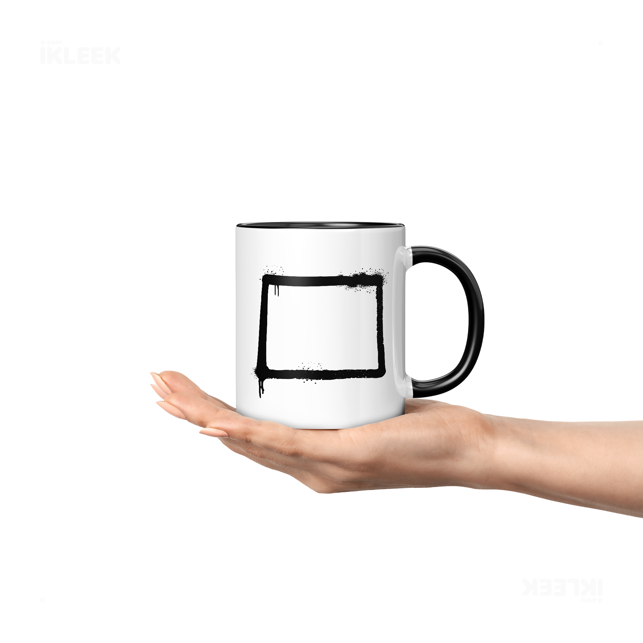OpenSquare Ceramic Mug 04 White Black