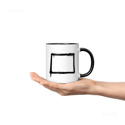 OpenSquare Ceramic Mug 04 White Black