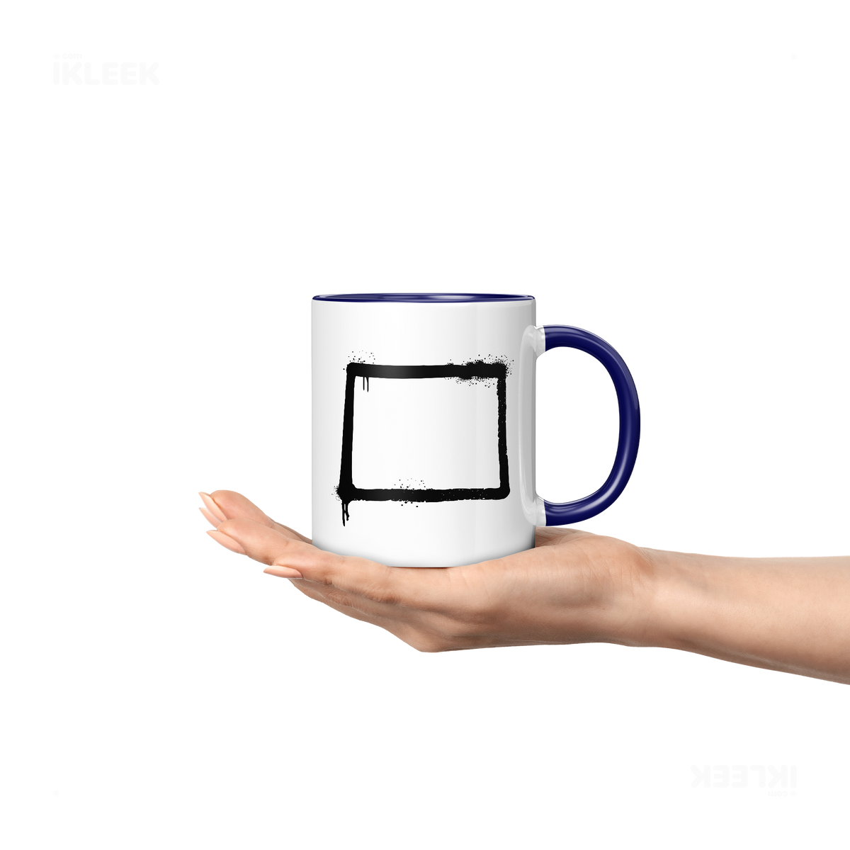 OpenSquare Ceramic Mug 04 White Navy