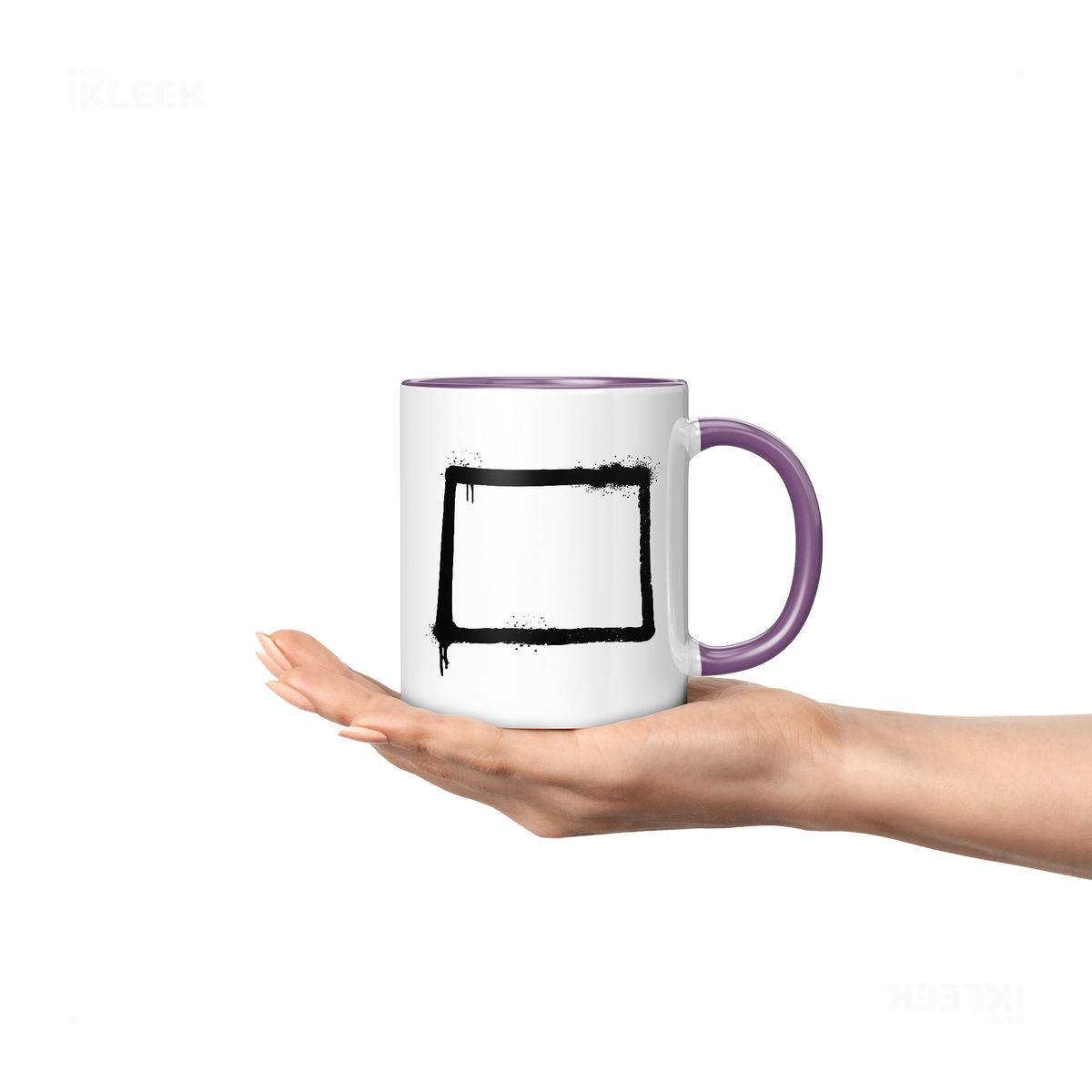 OpenSquare Ceramic Mug 04 White Purple
