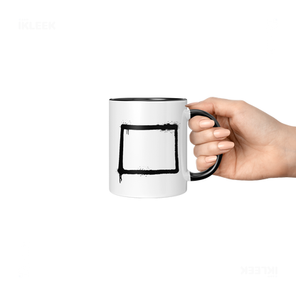 OpenSquare Ceramic Mug 06 White Black
