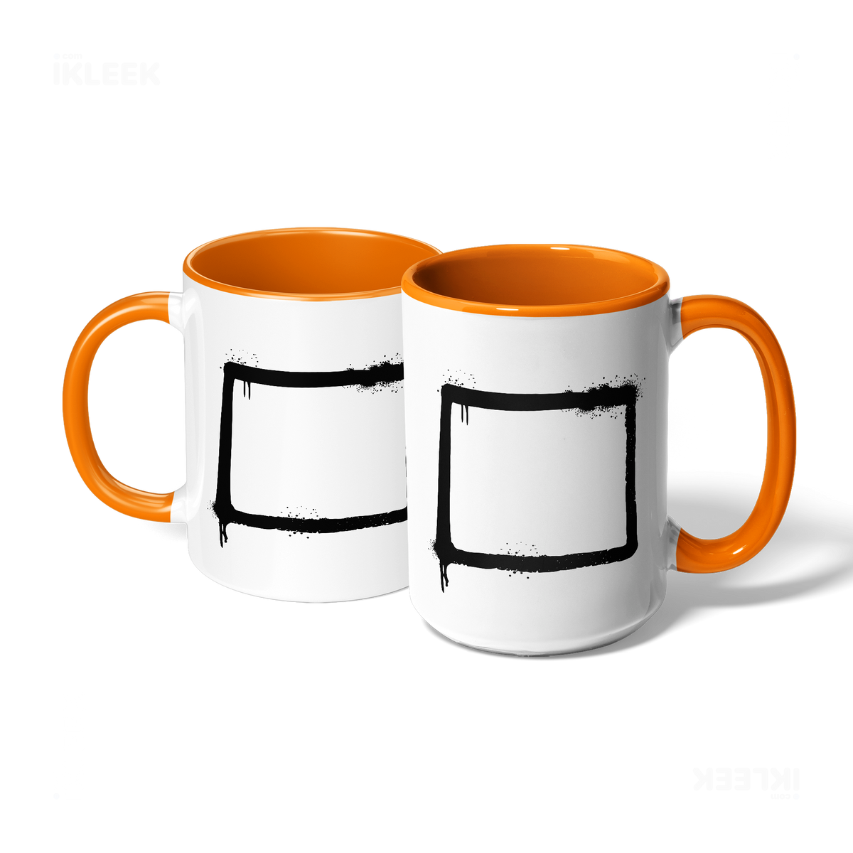 OpenSquare Ceramic Mug 07 White Orange