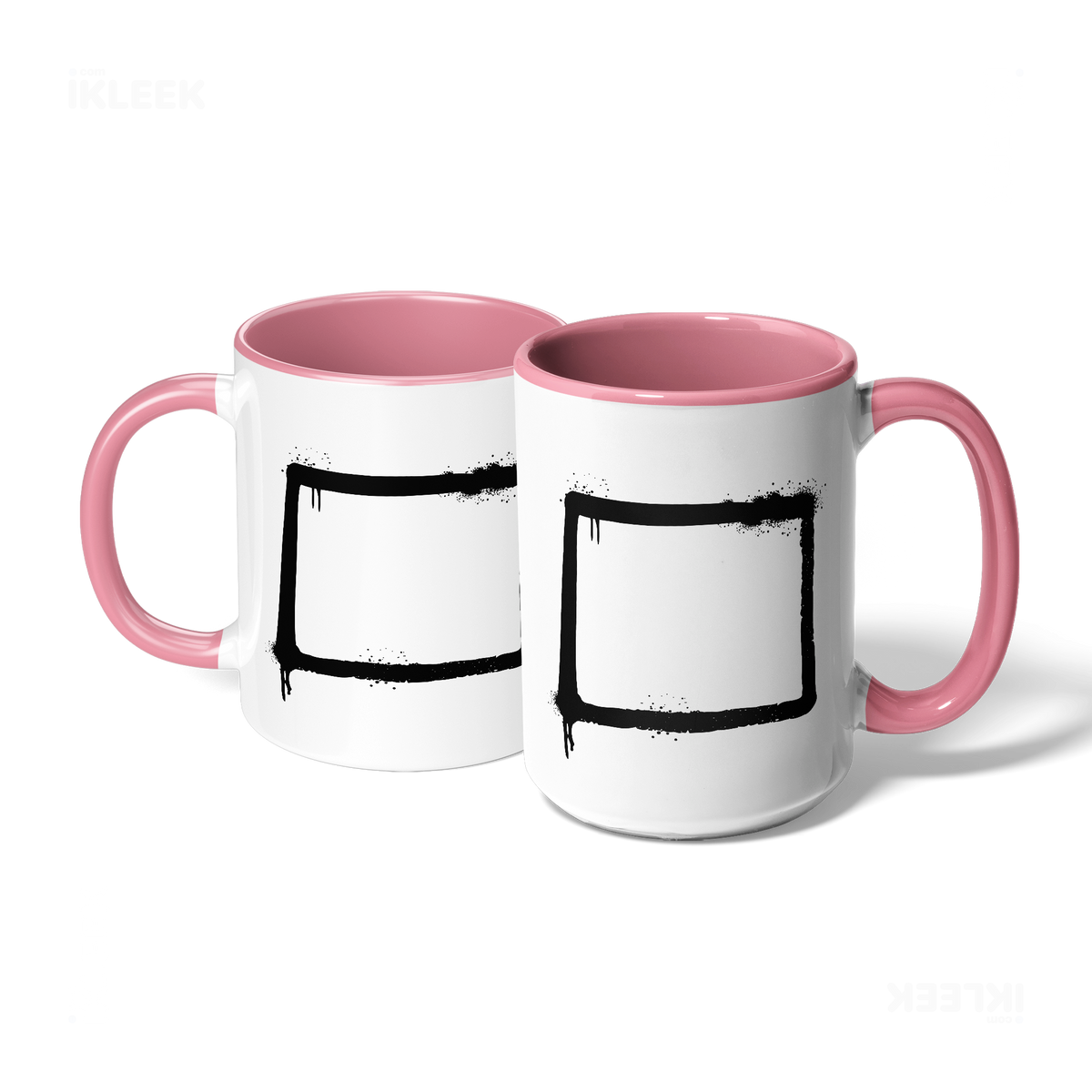 OpenSquare Ceramic Mug 07 White Pink