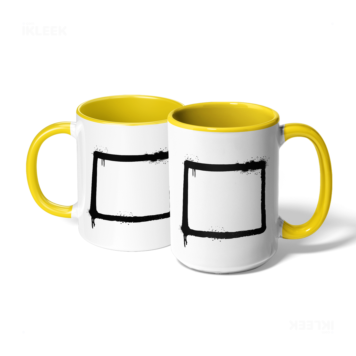 OpenSquare Ceramic Mug 07 White Yellow