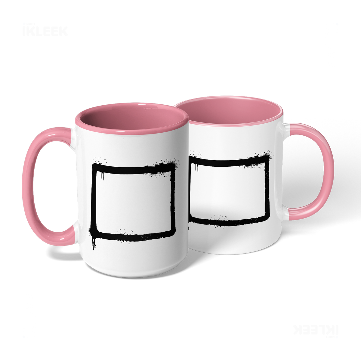 OpenSquare Ceramic Mug 08 White Pink