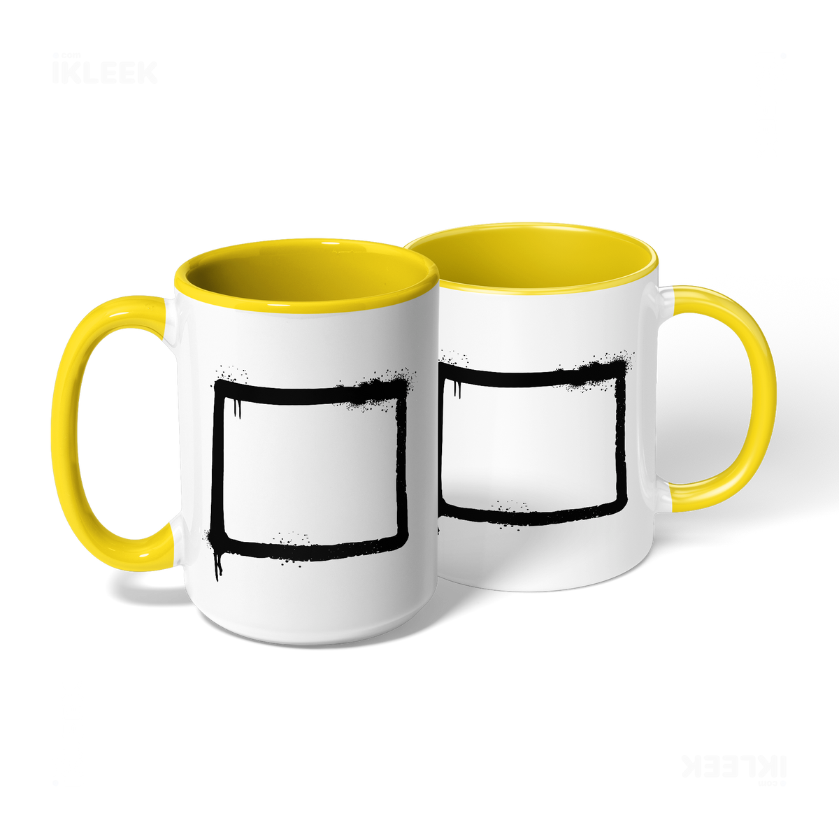 OpenSquare Ceramic Mug 08 White Yellow