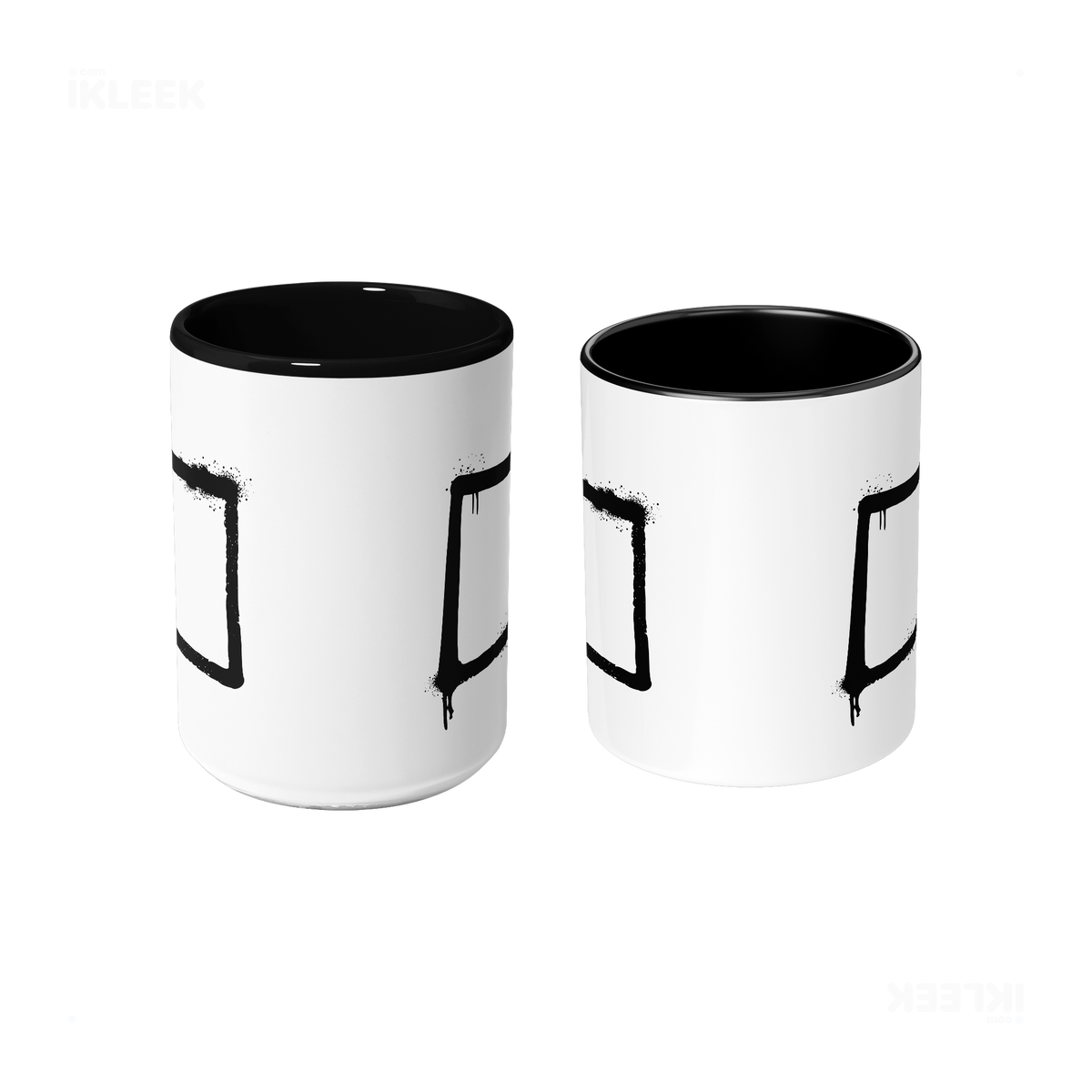 OpenSquare Ceramic Mug 09 White Black