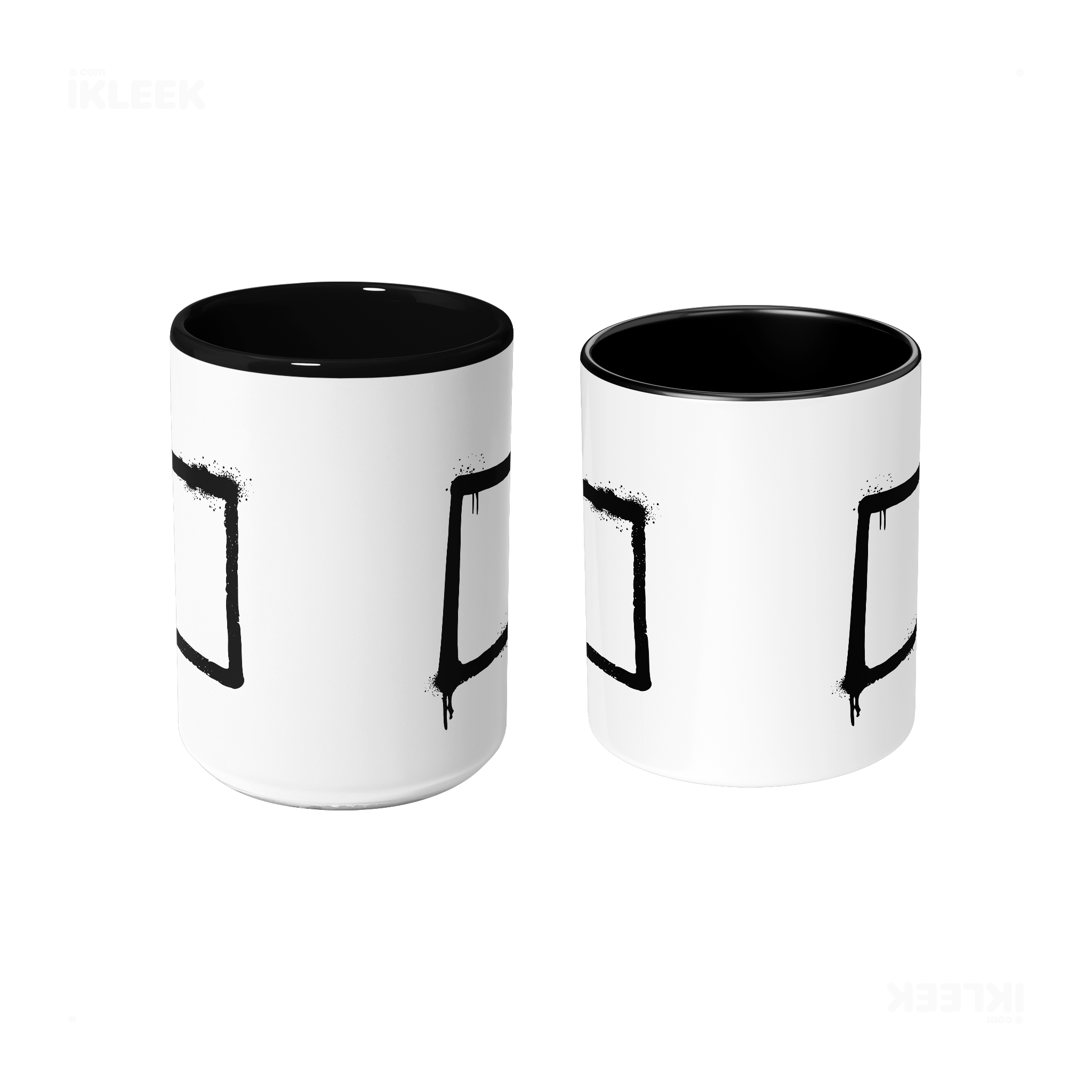 OpenSquare Ceramic Mug 09 White Black