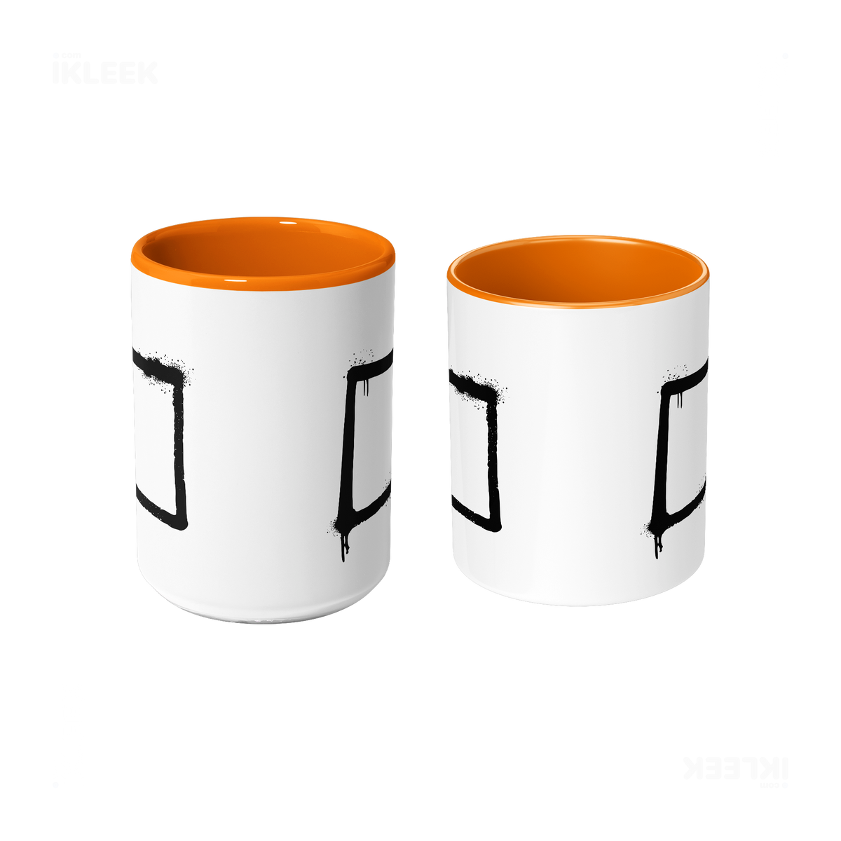 OpenSquare Ceramic Mug 09 White Orange