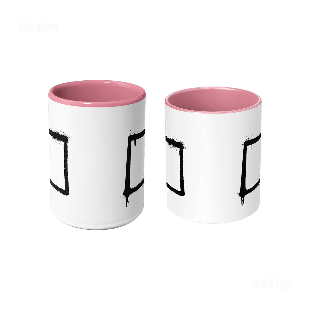 OpenSquare Ceramic Mug 09 White Pink