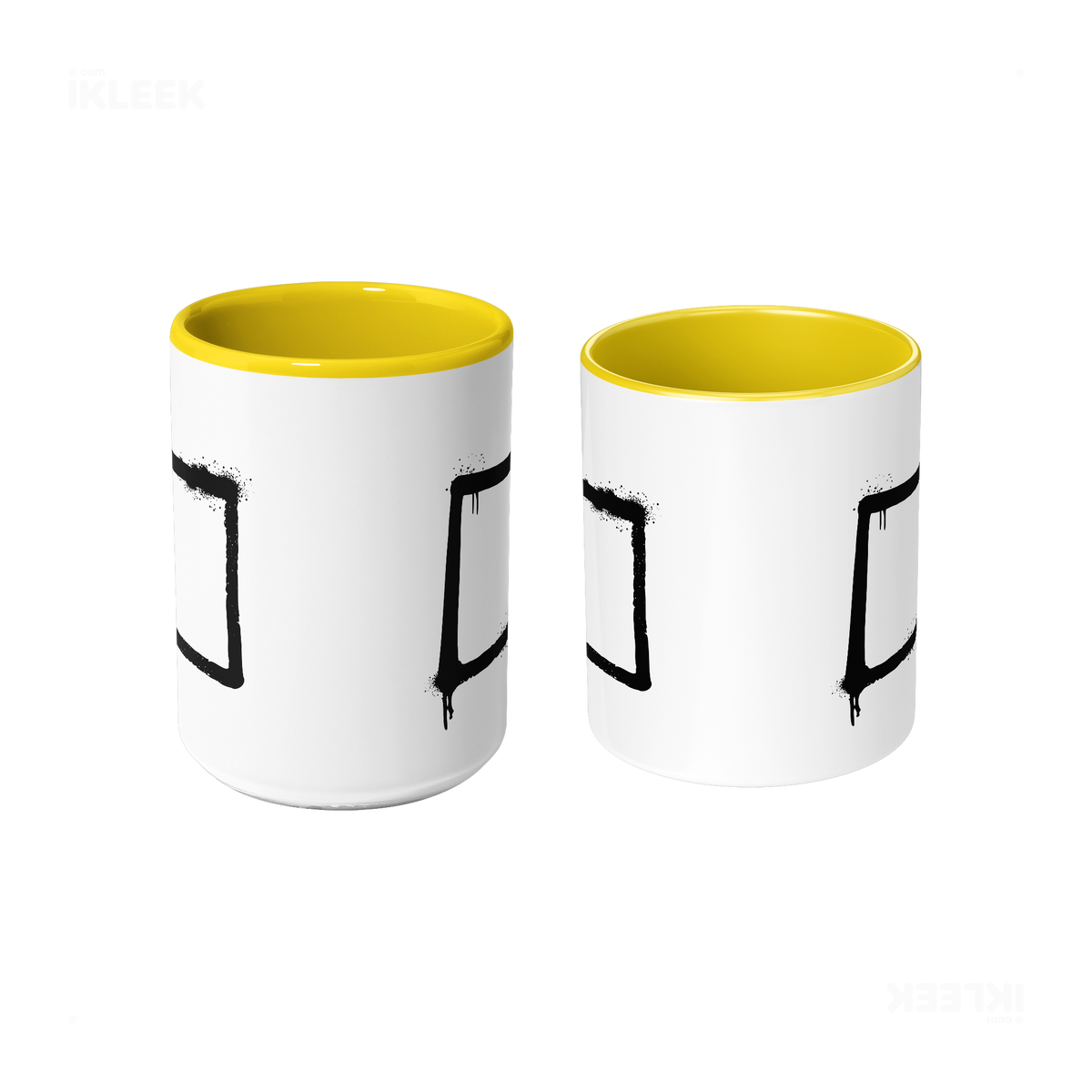 OpenSquare Ceramic Mug 09 White Yellow