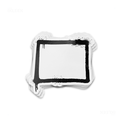 OpenSquare Die Cut Outdoor Sticker 01 Clear