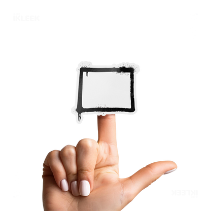 OpenSquare Die Cut Outdoor Sticker 02 Clear