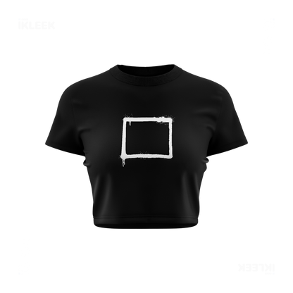 OpenSquare Fitted Crop Top 01 Black