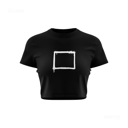 OpenSquare Fitted Crop Top 01 Black