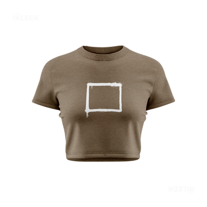 OpenSquare Fitted Crop Top 01 Heather Olive