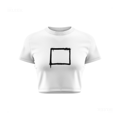 OpenSquare Fitted Crop Top 01 White
