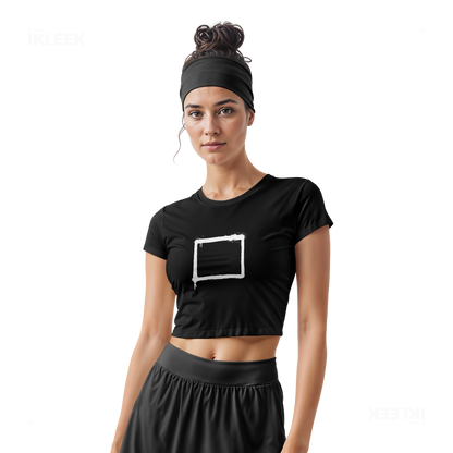 OpenSquare Fitted Crop Top 02 Black