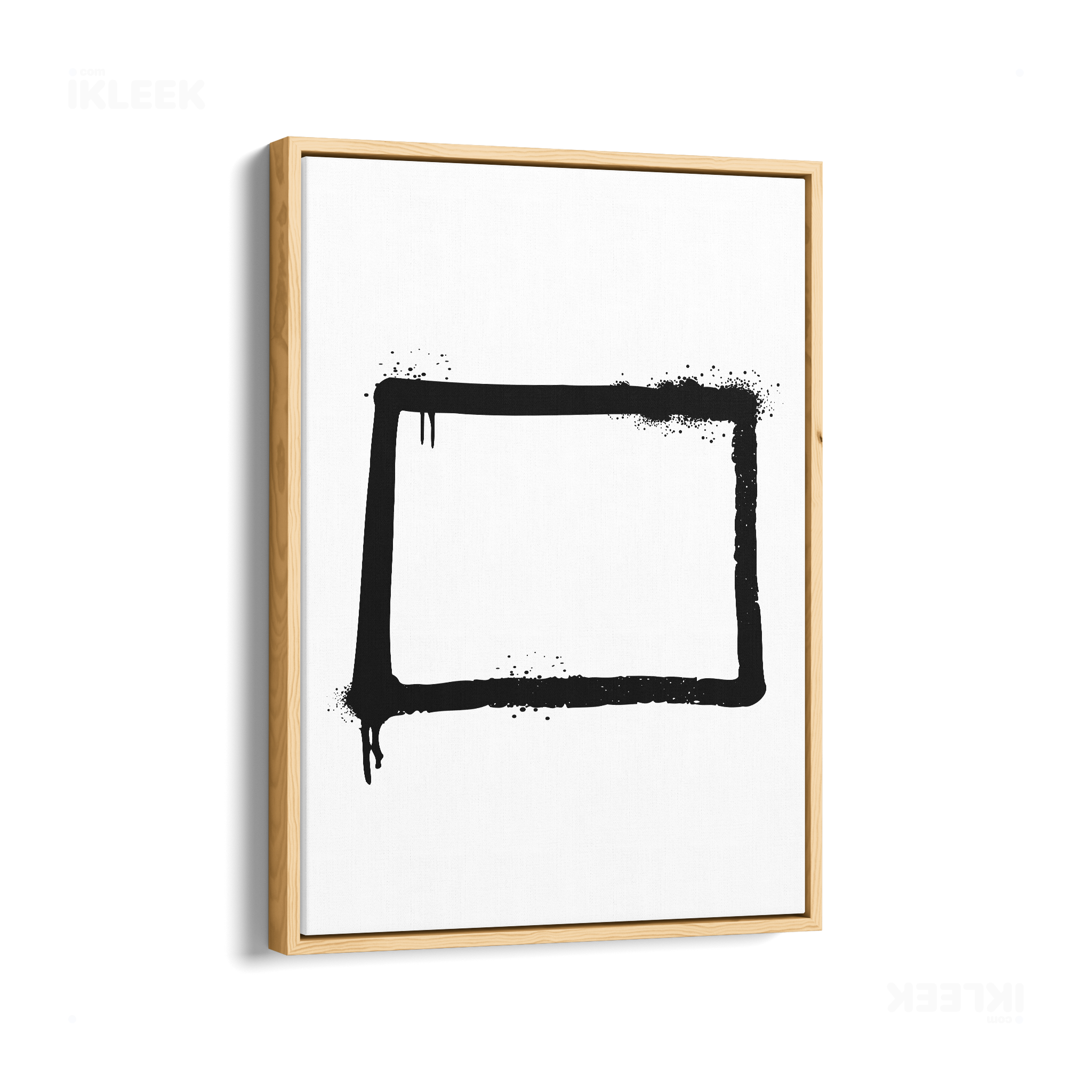 OpenSquare Framed Canvas 01 Natural Wood