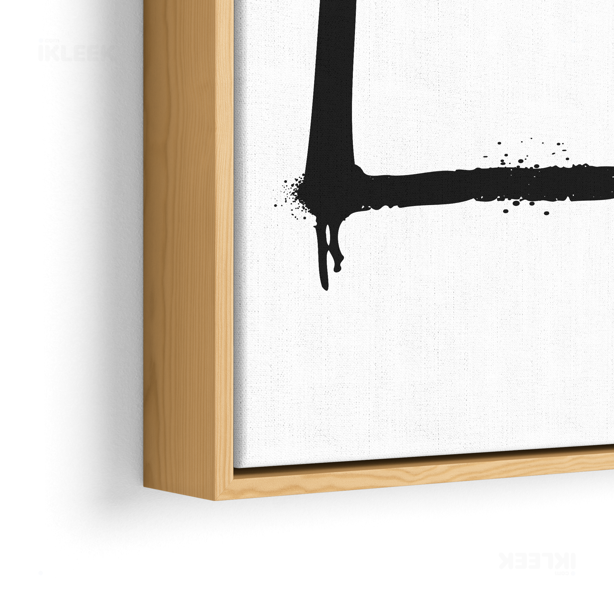 OpenSquare Framed Canvas 02 Natural Wood