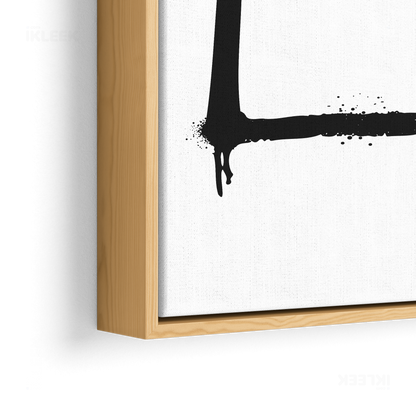 OpenSquare Framed Canvas 02 Natural Wood