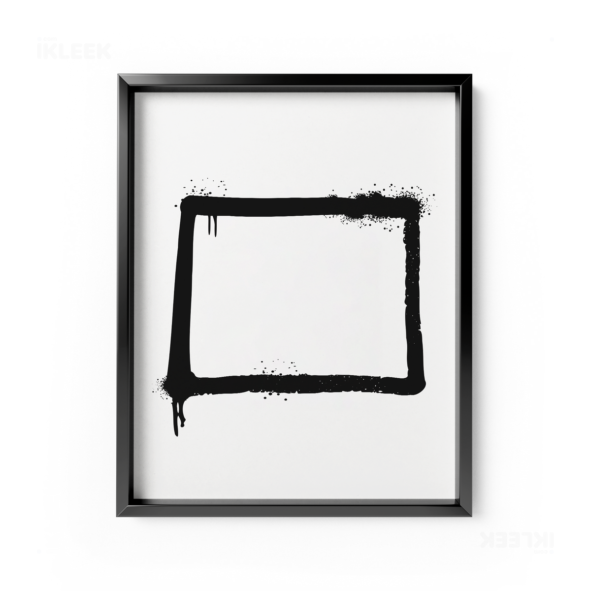 OpenSquare Framed Poster 01 Black Aluminum