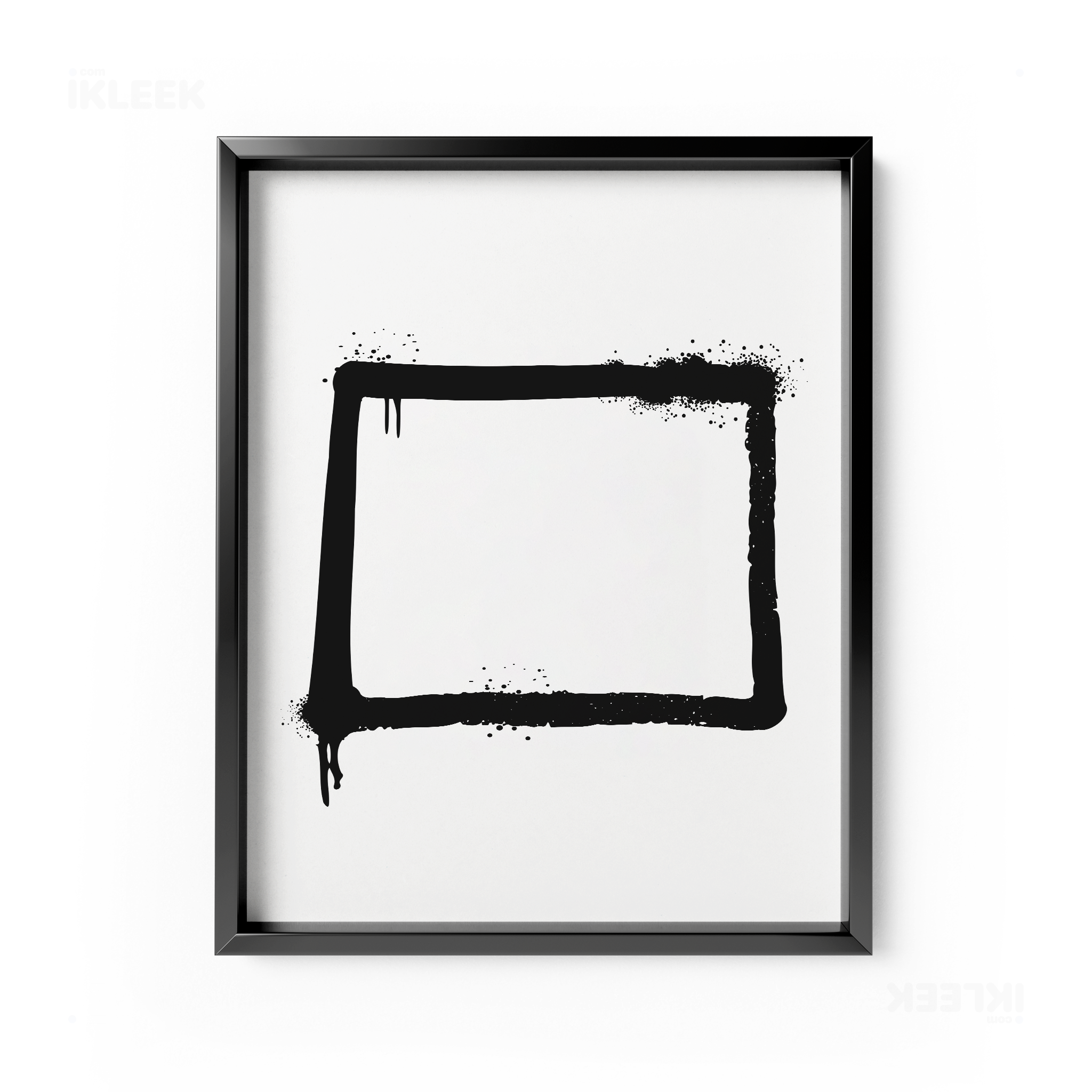 OpenSquare Framed Poster 01 Black Aluminum