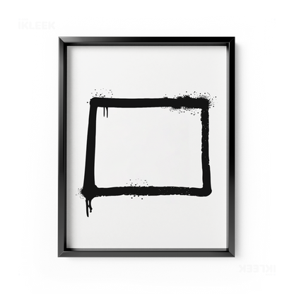 OpenSquare Framed Poster 01 Black Aluminum