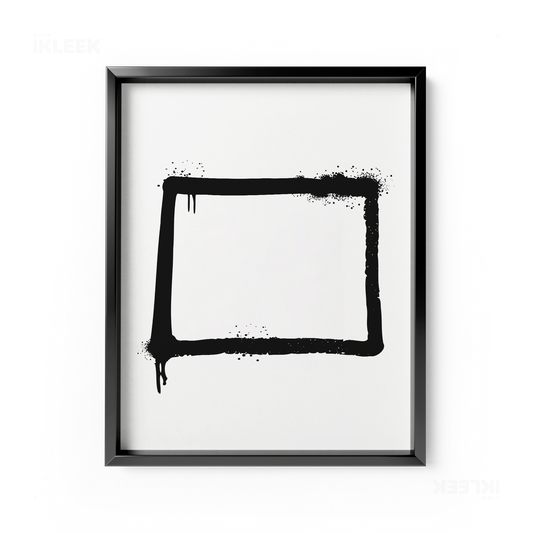 OpenSquare Framed Poster 01 Black Aluminum