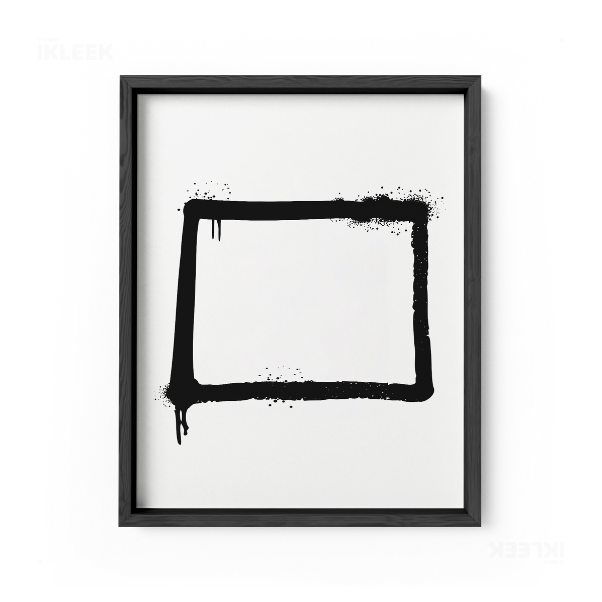 OpenSquare Framed Poster 01 Black Wood
