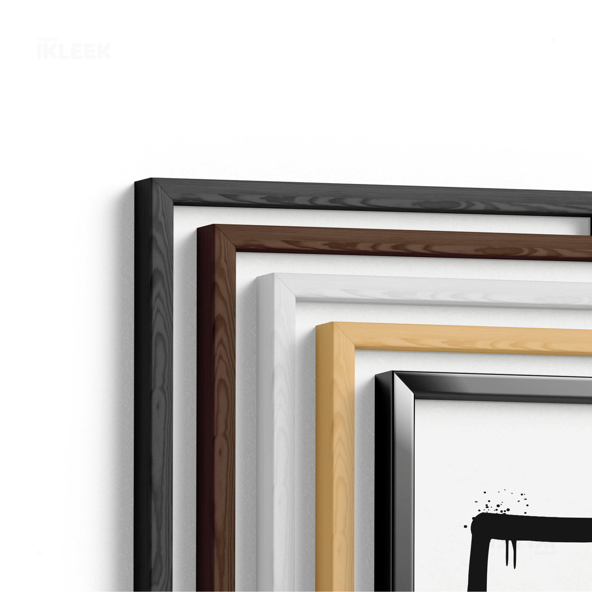 OpenSquare Framed Poster 02 Black Aluminum