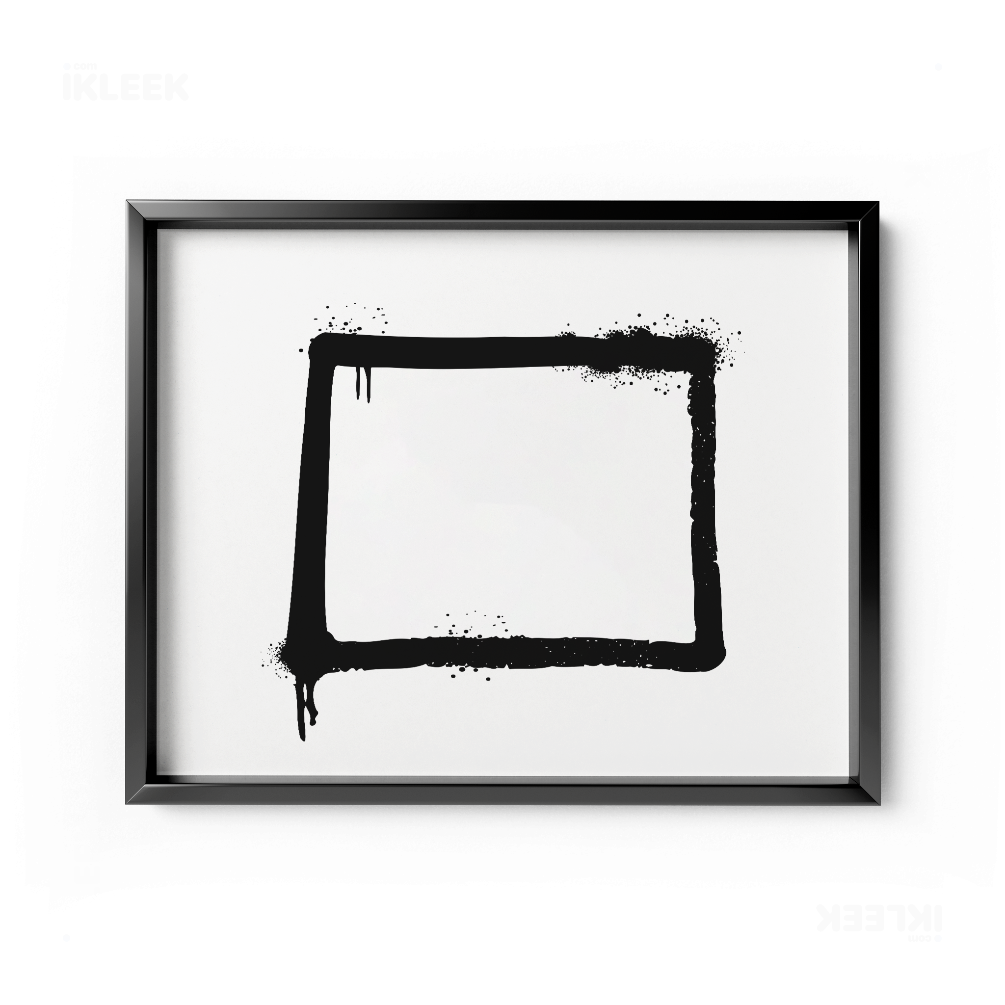 OpenSquare Framed Poster 03 Black Aluminum