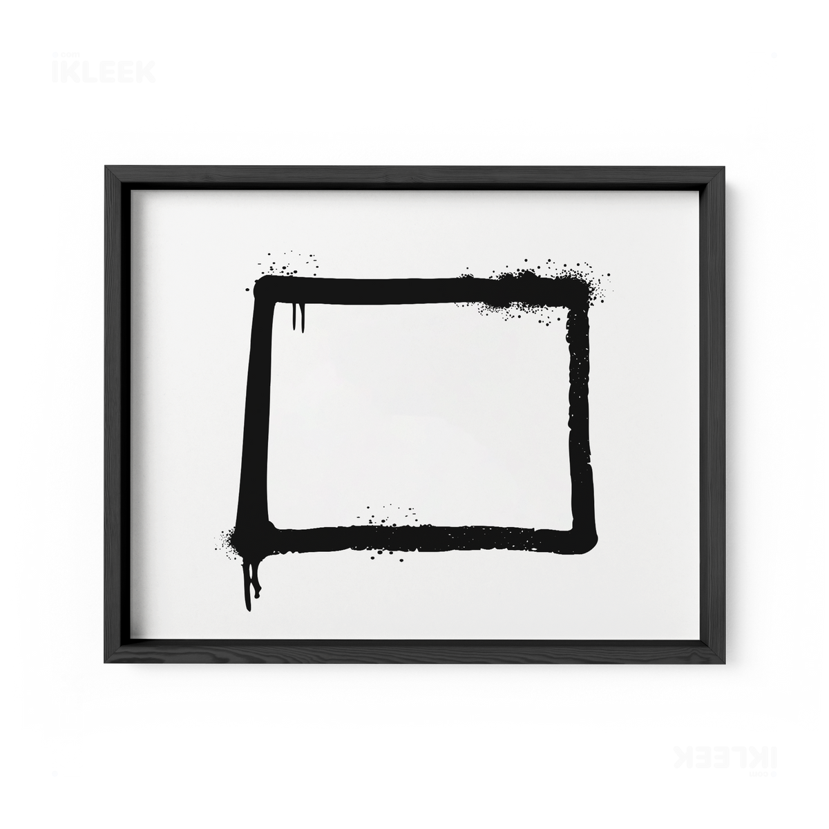 OpenSquare Framed Poster 03 Black Wood