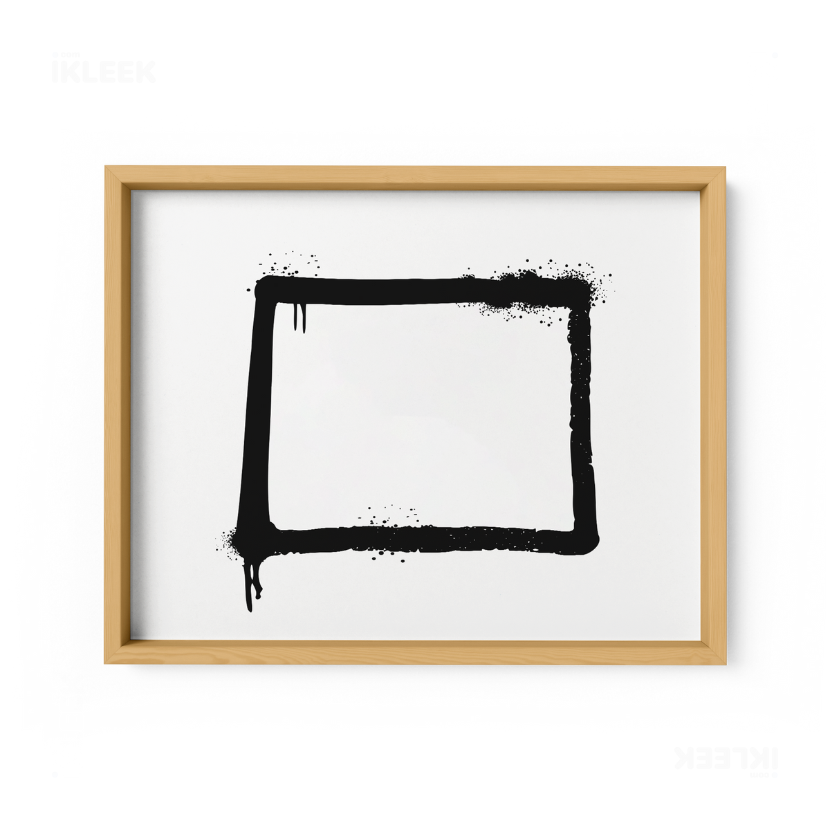 OpenSquare Framed Poster 03 Natural Wood