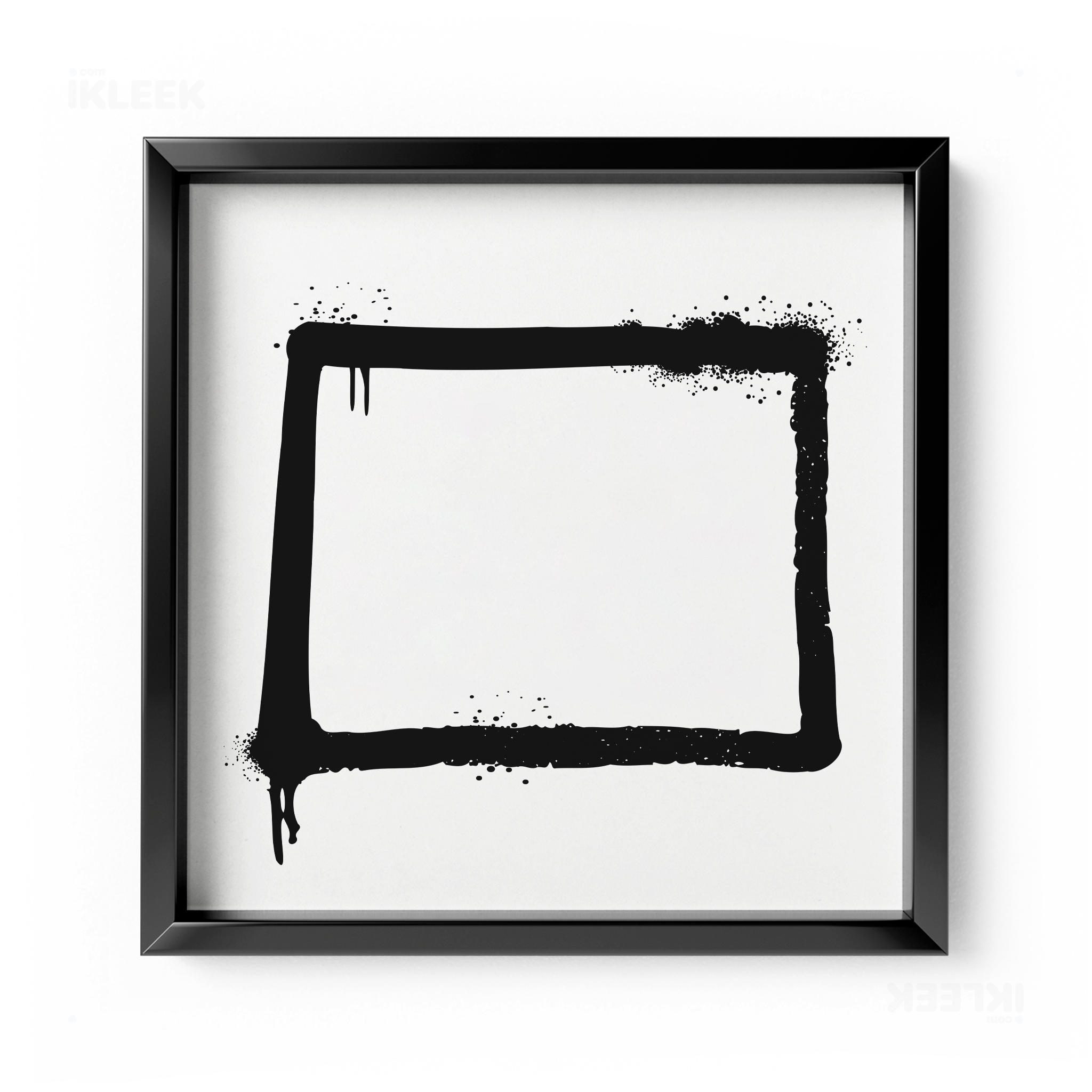 OpenSquare Framed Poster 04 Black Aluminum