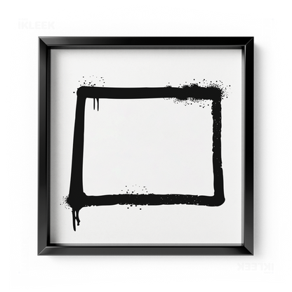 OpenSquare Framed Poster 04 Black Aluminum