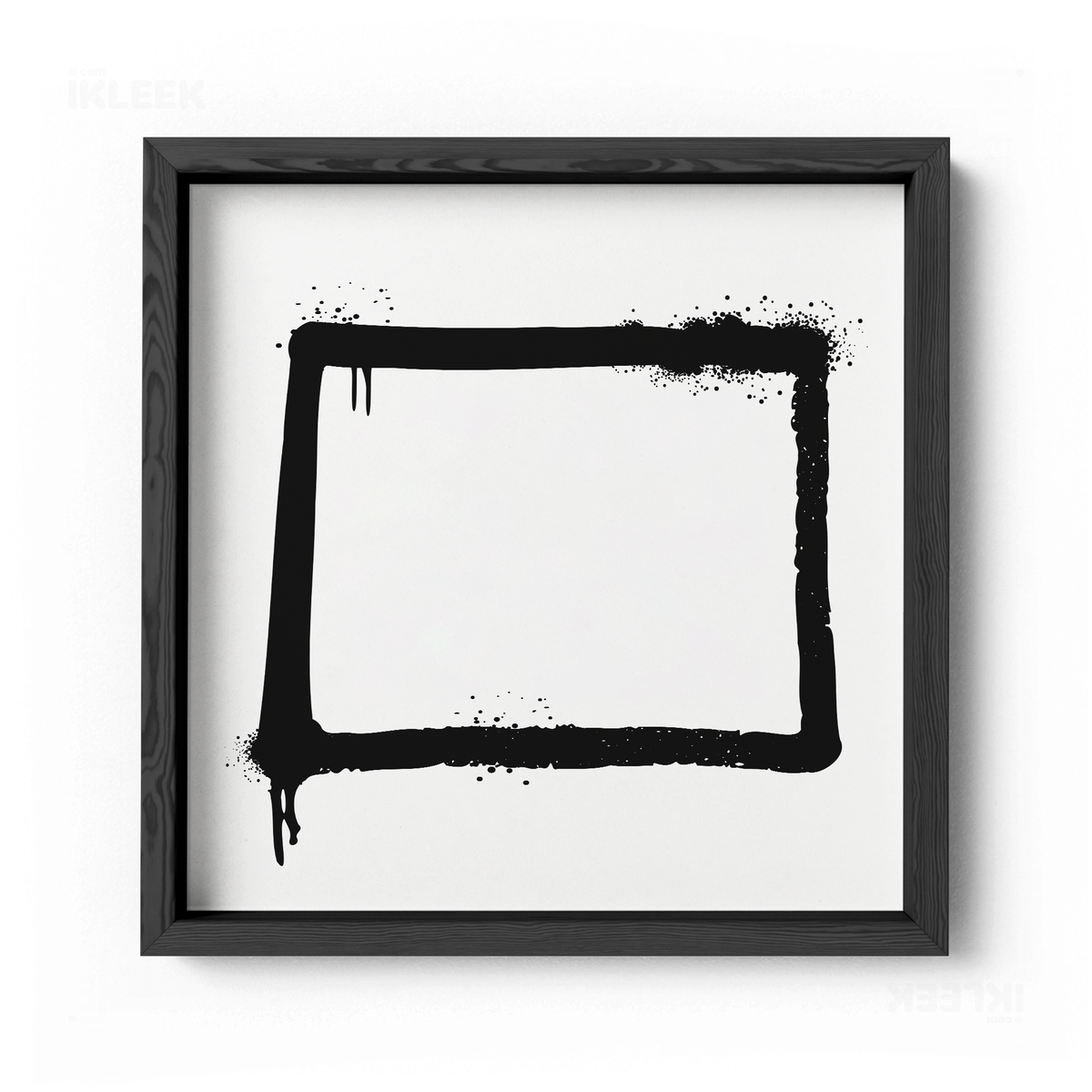 OpenSquare Framed Poster 04 Black Wood