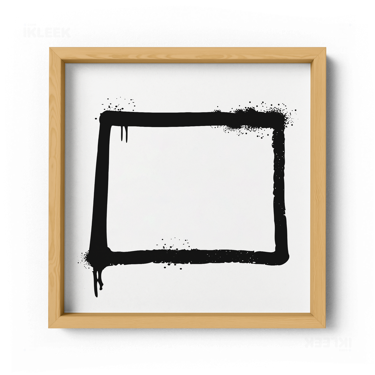 OpenSquare Framed Poster 04 Natural Wood