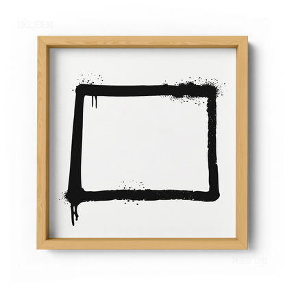 OpenSquare Framed Poster 04 Natural Wood