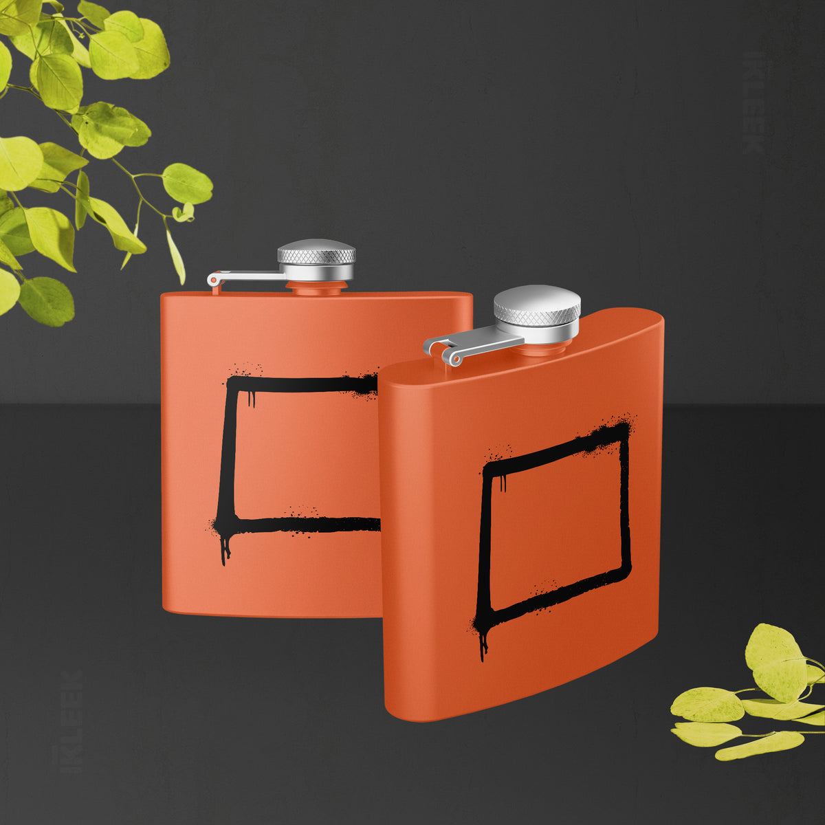 OpenSquare Hip Flasks 02 Orange