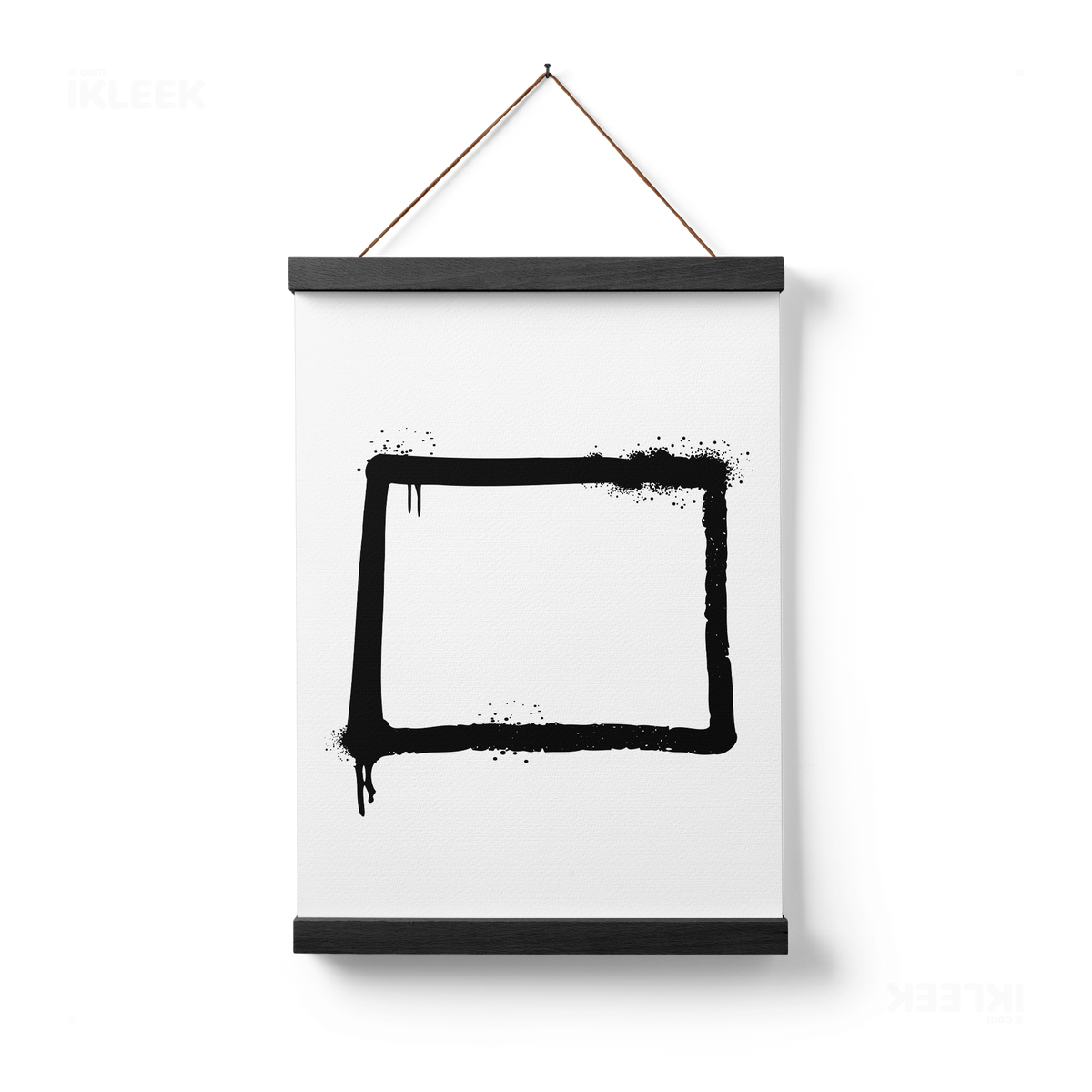 OpenSquare Magnetic Hanger Poster 01 Black Wood