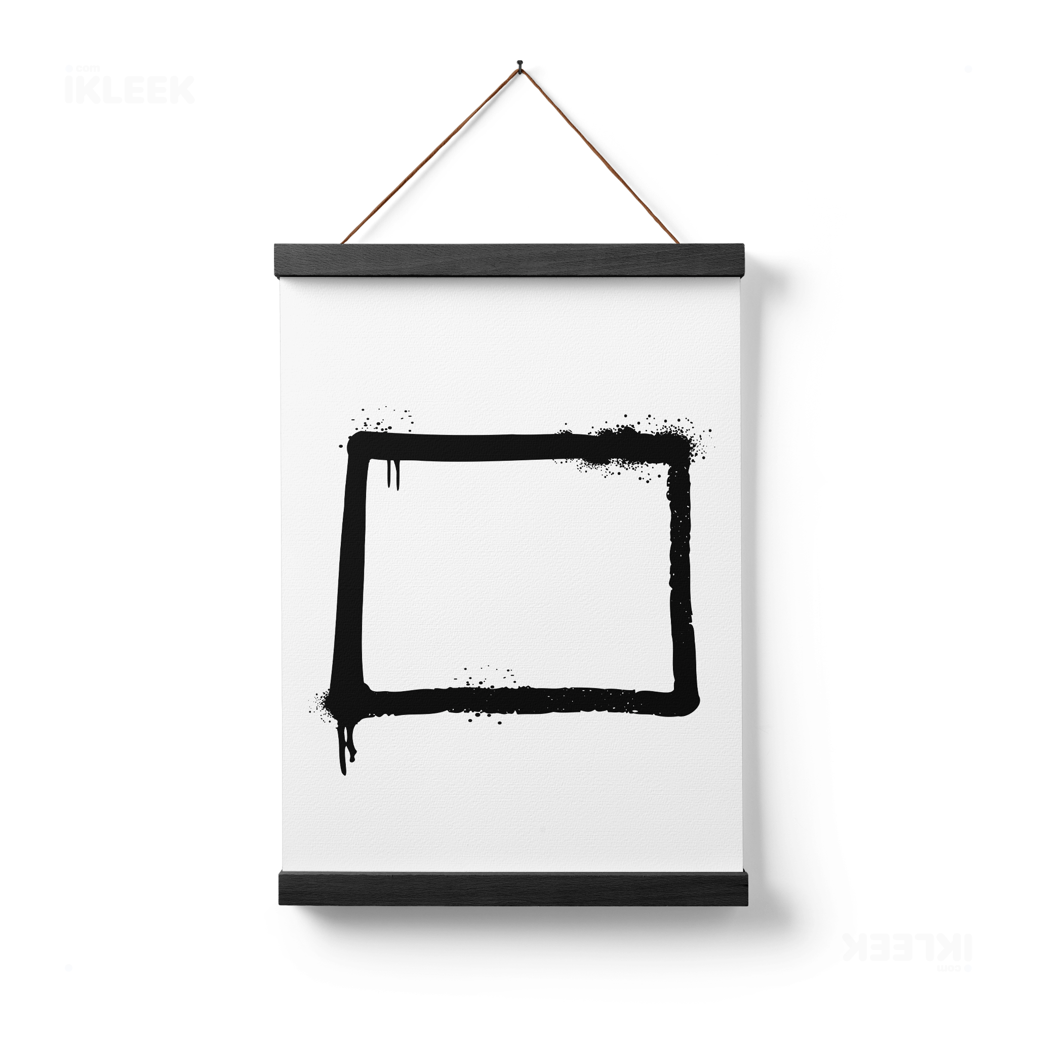 OpenSquare Magnetic Hanger Poster 01 Black Wood