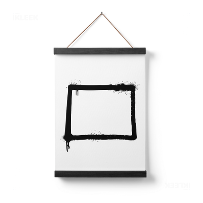 OpenSquare Magnetic Hanger Poster 01 Black Wood
