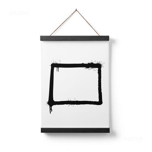 OpenSquare Magnetic Hanger Poster 01 Black Wood