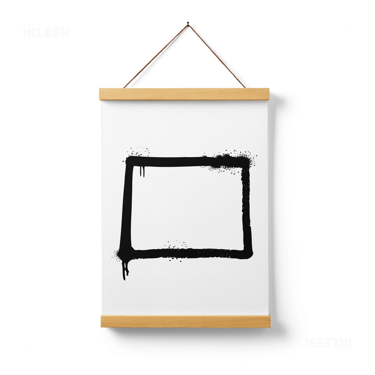 OpenSquare Magnetic Hanger Poster 01 Natural Wood